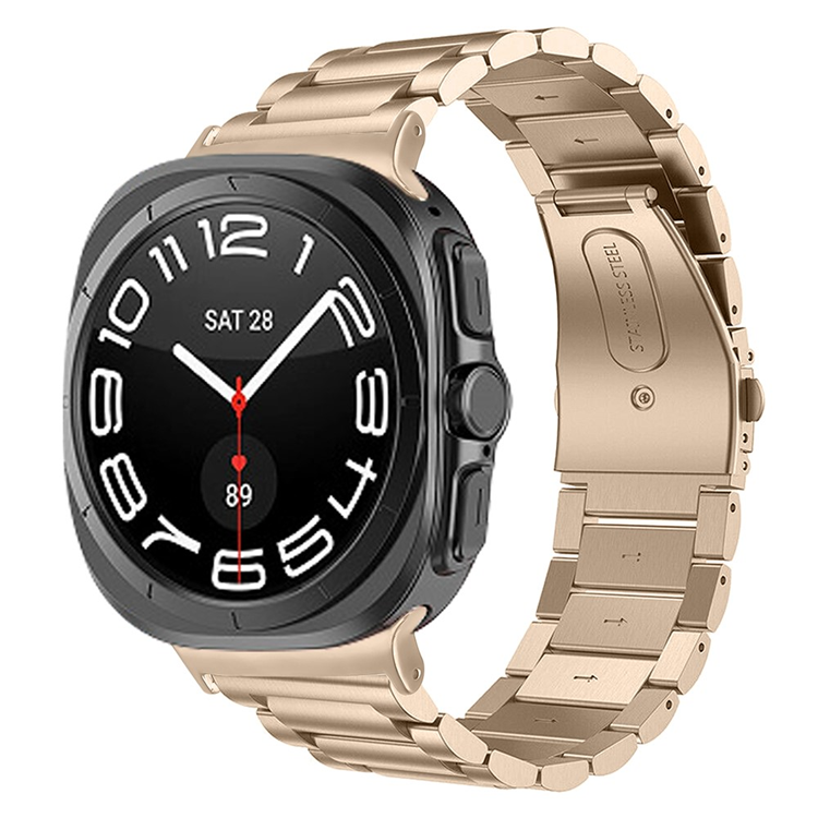 Galaxy Watch 8 (40mm/44mm) 8 Classic (46mm) Armband 3-Bead - Guld | 5123 | AlltMobil