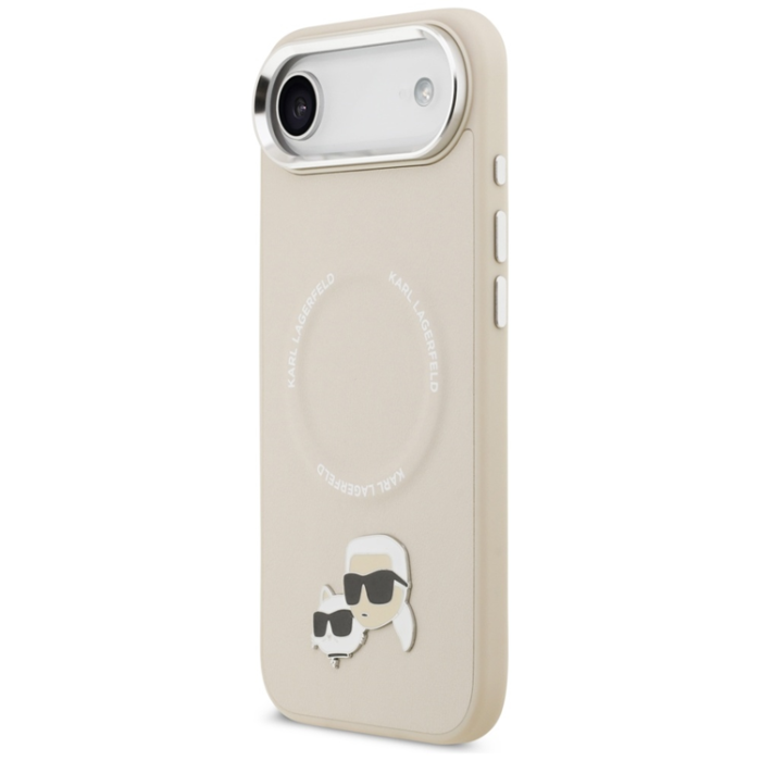 KARL LAGERFELD - Karl Lagerfeld iPhone Air Mobilskal MagSafe Karl Och Choupette Pins