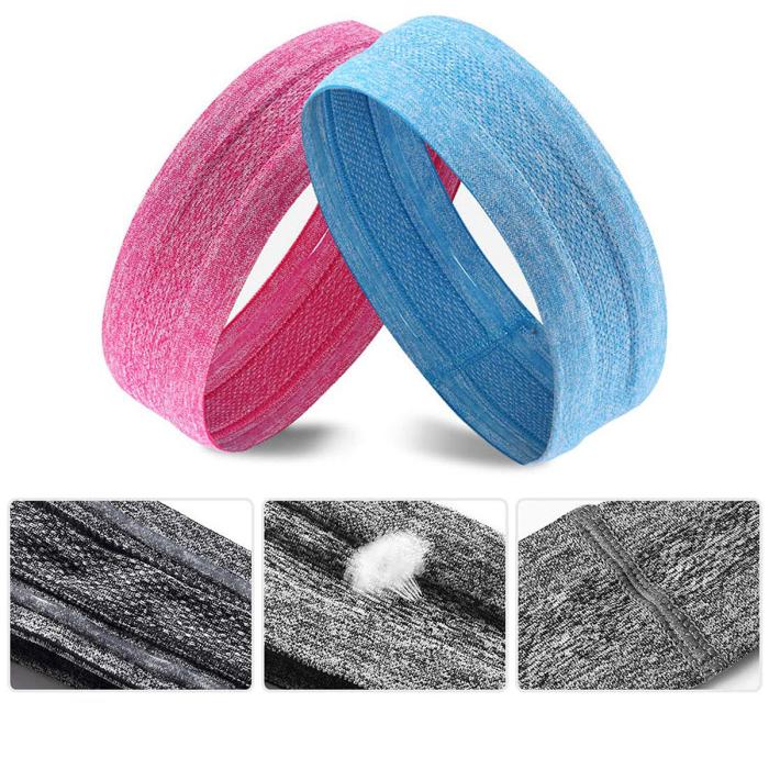 OEM - Elastic Fabric Pannband Running Fitness - Blå