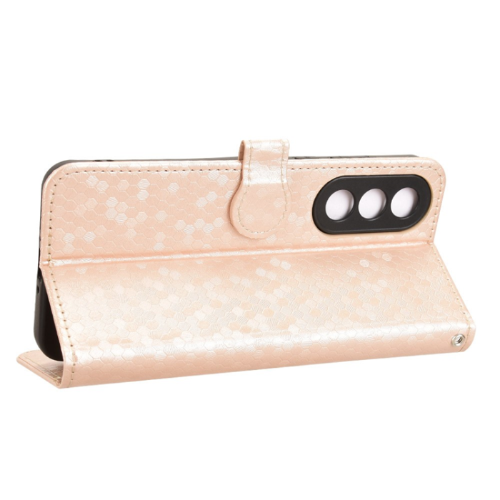 A-One Brand - OnePlus Nord 5 Plånboksfodral Dot Pattern Imprint - Roséguld