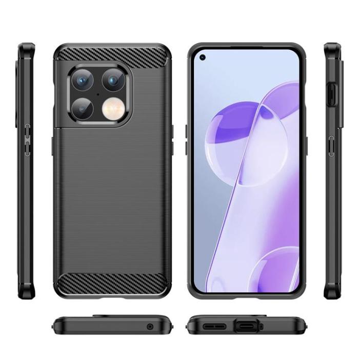 UTGATT1 - Carbon Flexible Skal OnePlus 10 Pro - Svart