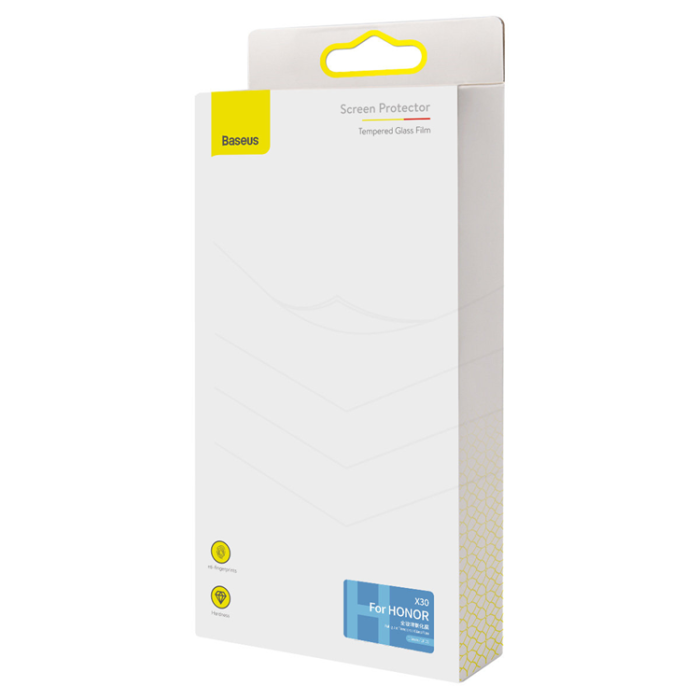 BASEUS - Baseus Huawei Honor X30 Härdat Glas 0.3mm Rengörings kit