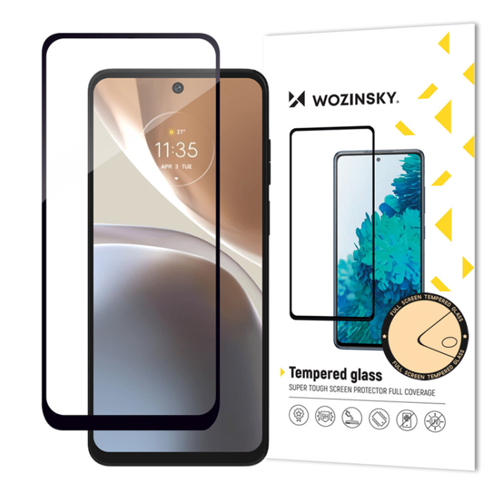 UTGATT5 - Wozinsky Motorola Moto G32 Härdat Glas 9H Full Glue
