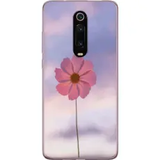 Gustaf - Mobilskal till Xiaomi Mi 9T Pro med Rosa blomma