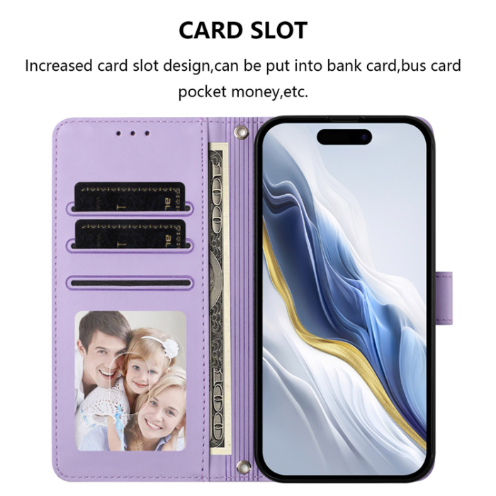 A-One Brand - OnePlus 15 Konstläder Plånboksfodral Love Cat Pattern Imprint