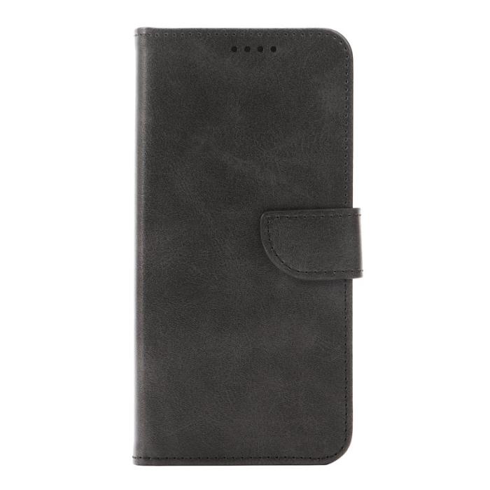 OEM - Samsung Galaxy S26 Fodral Ställ Magnetisk Stängning Äkta Läder - Svart