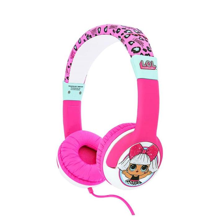 LOL - LOL Hörlurar Junior On-Ear 85dB Surprise - Rosa