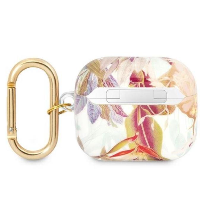 Guess - Guess AirPods 3 Skal Flower Strap Collection - Lila