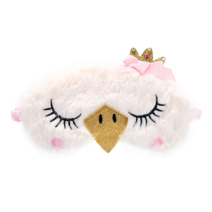 OEM - Bekväm Fur Sovmask/Ögonmask - Owl