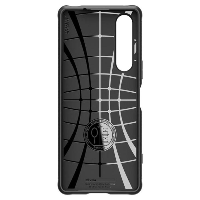 UTGATT - Spigen Sony Xperia 10 V Mobilskal Rugged Armor - Matte Svart