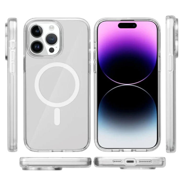 A-One Brand - iPhone 15 Pro Max Mobilskal MagSafe - Transparent