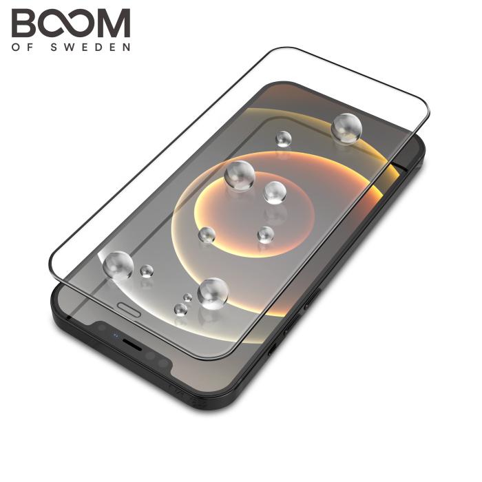Boom of Sweden - BOOM Curved Härdat Glas Skärmskydd iPhone 12 Mini