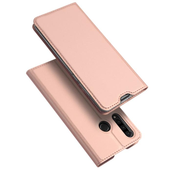UTGATT1 - Dux Ducis Plånboksfodral till Huawei P30 Lite - Roséguld
