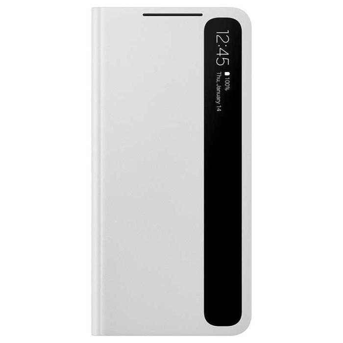UTGATT5 - Samsung Smart Clear View Skal Galaxy S21 Plus - Grå