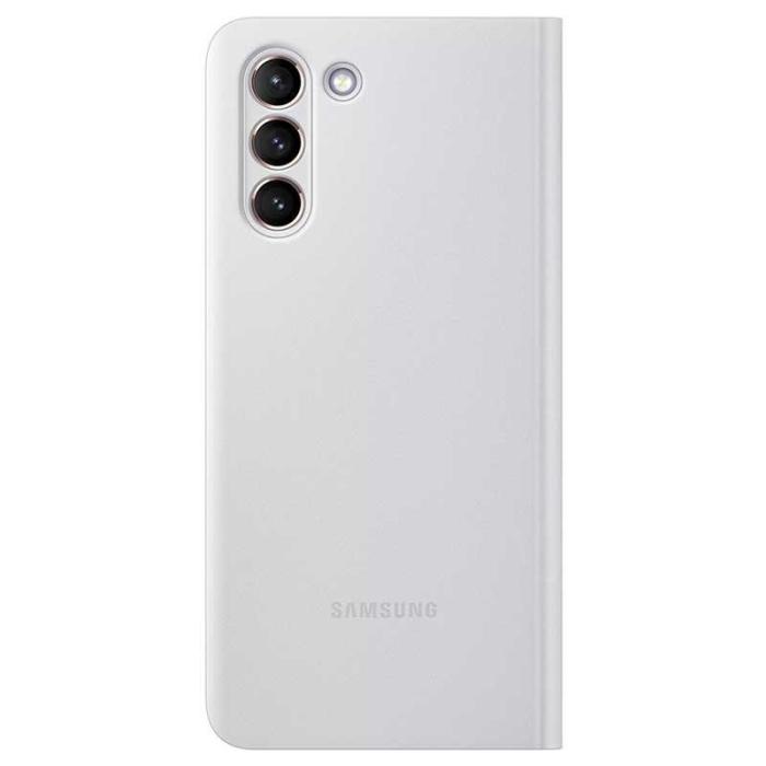 UTGATT5 - Samsung Smart Clear View Skal Galaxy S21 Plus - Grå