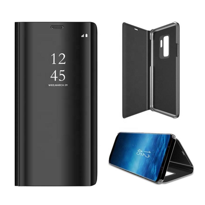 OEM - Smart Clear View fodral för Samsung Galaxy S22 Ultra svart
