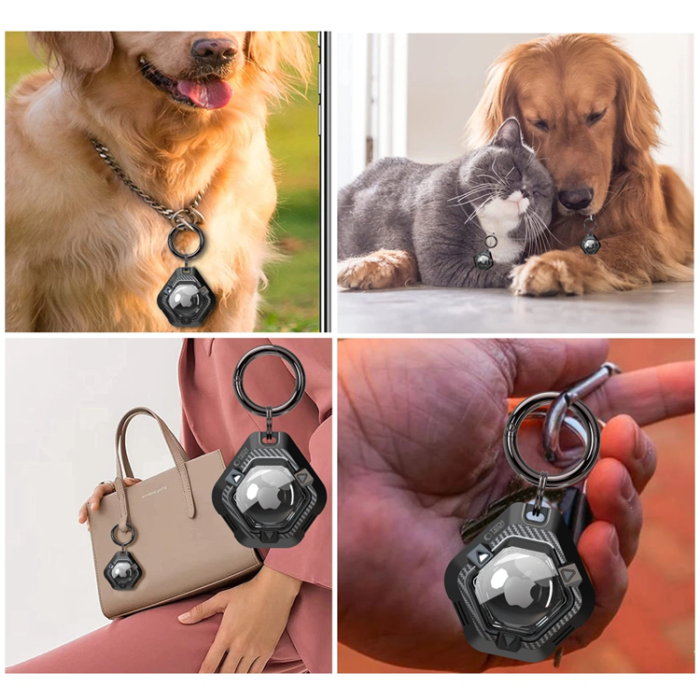 Tech-Protect - Tech-Protect Apple Airtag 1/2 Defense - Svart