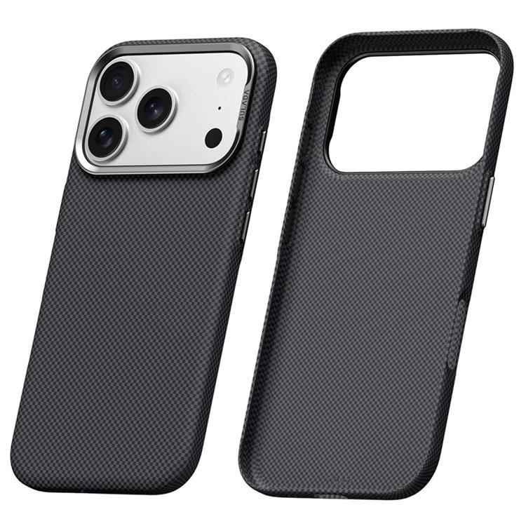 SULADA Mobilskal till iPhone 17 Pro Grid TextuRöd (Titansvart) | 2353 | AlltMobil