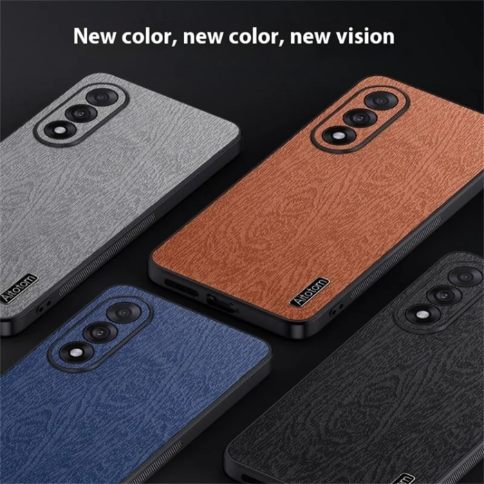 A-One Brand - OnePlus Nord 5 Mobilskal Wood Texture - Blå