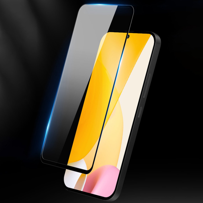 Dux Ducis - Dux Ducis Xiaomi 12 Lite Härdat Glas Skärmskydd 9H Frame 9D - Svart
