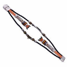 A-One Brand - Xiaomi Mi Smart Band NFC/9/8 NFC/8 Armband Ethnic Beaded - Brun