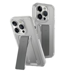 UNIQ - UNIQ iPhone 15 Pro Mobilskal MagSafe Heldro Mount Stand - Transparent