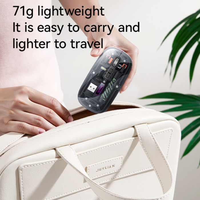 Yesido - YESIDO Trådlös Mus Bluetooth 800/1200/1600 DPI 2.4G KB29 - Svart