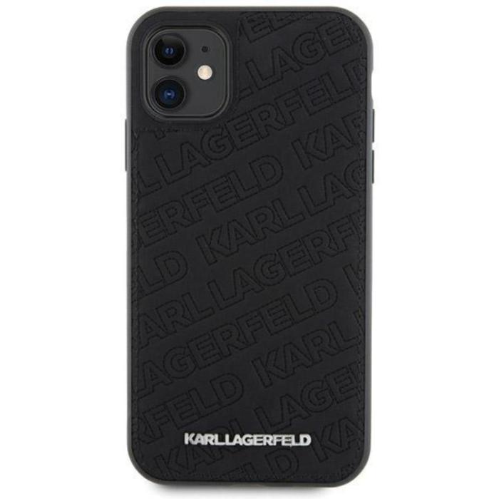 KARL LAGERFELD - KARL LAGERFELD iPhone 11/XR Mobilskal Quilted K Pattern - Svart