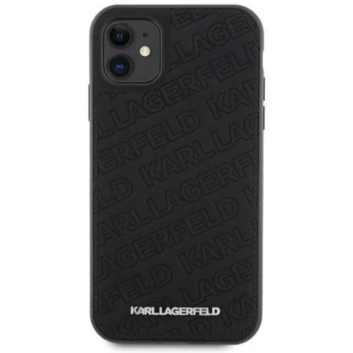 KARL LAGERFELD - KARL LAGERFELD iPhone 11/XR Mobilskal Quilted K Pattern - Svart