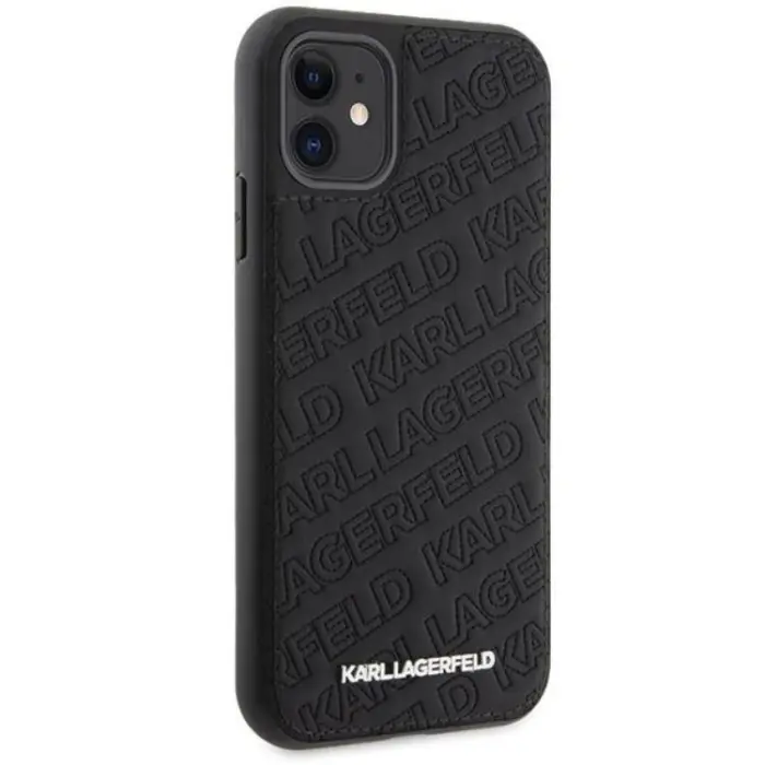 KARL LAGERFELD - KARL LAGERFELD iPhone 11/XR Mobilskal Quilted K Pattern - Svart