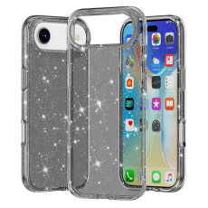 A-One Brand - iPhone 17 Air Mobilskal Glittrande Puderglitter - Svart