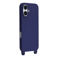A-One Brand - iPhone 17 Mobilskal TPU med Hål för Rem - Blå