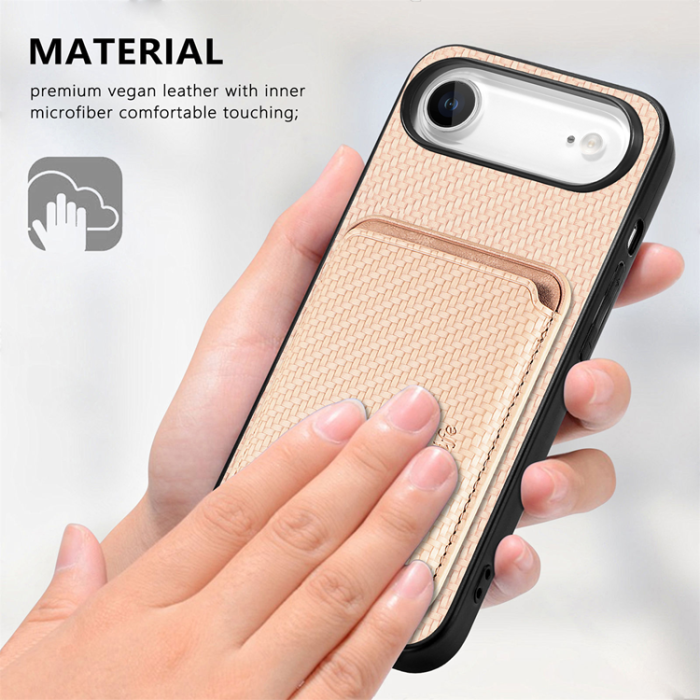 A-One Brand - iPhone Air Mobilskal Detachable Korthållare - Khaki