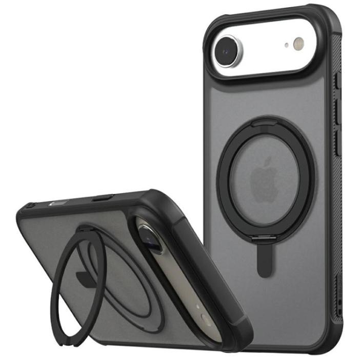 Araree - Araree iPhone Air Mobilskal MagSafe Duple M Stand - Svart