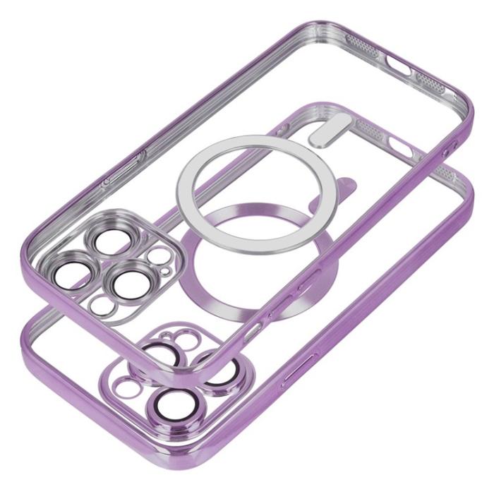 OEM - iPhone 15 Pro Mobilskal Magsafe Electro - Lila