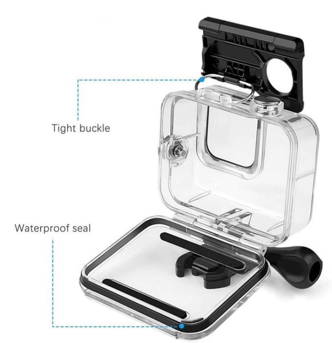 UTGATT1 - Tech-Protect GoPro Hero 8 Vattentät Fodral - Clear