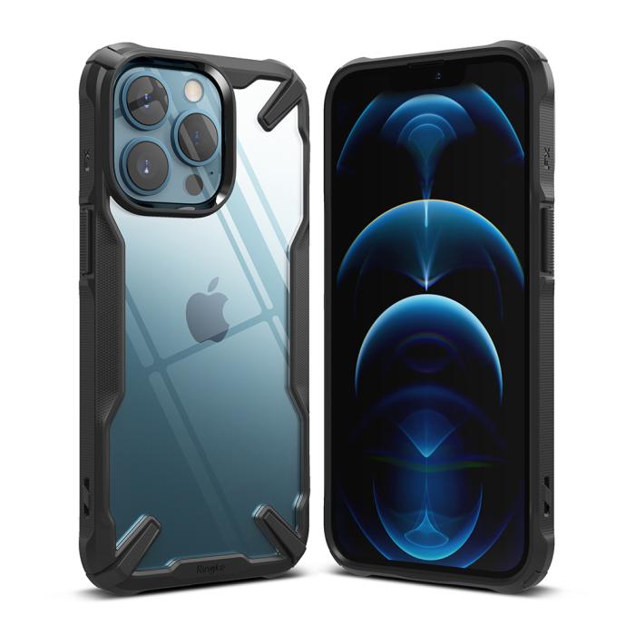 UTGATT5 - Ringke Fusion X PC Skal iPhone 13 Pro Max - Svart