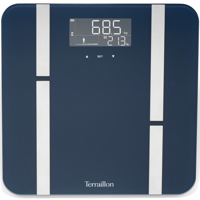 Terraillon - Terraillon Personvåg X-LINE FIT BMI, 8st användare & USB-C