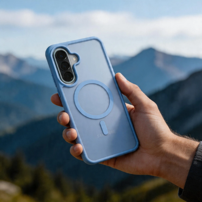 Tech-Protect - Tech-Protect Mobilskal För Galaxy A57 5G Magsafe Magmat - Matte Icyblå