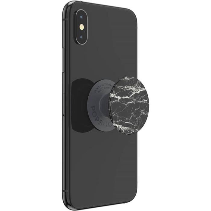 PopSockets - Popsockets Basic Grip Med Ställfunktion - Svart Modern Marble