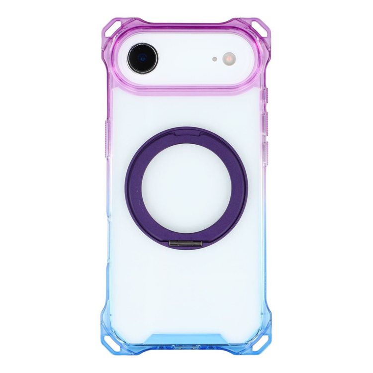 iPhone Air Mobilskal MagSafe Kickstand - Gradient Lila / Blå | 2353 | AlltMobil
