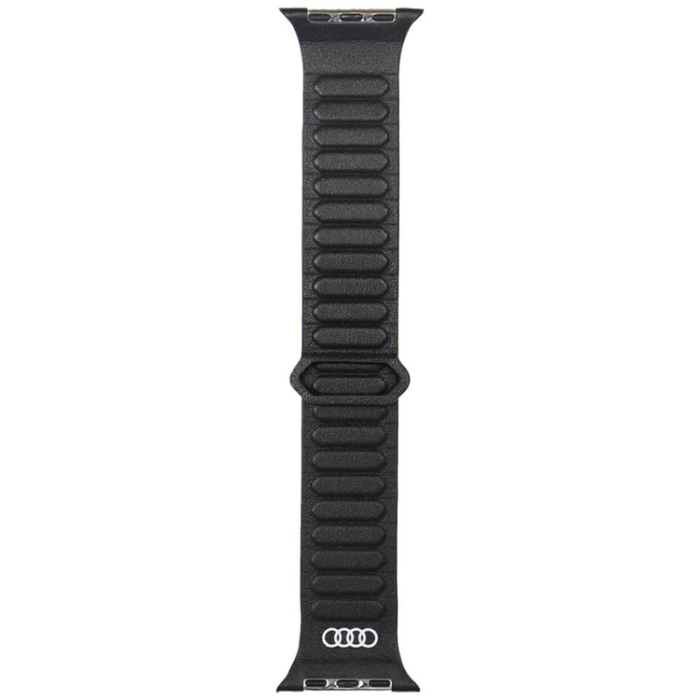 Audi - Audi Apple Watch 40/41/42mm Armband Magnetic Ring - Svart