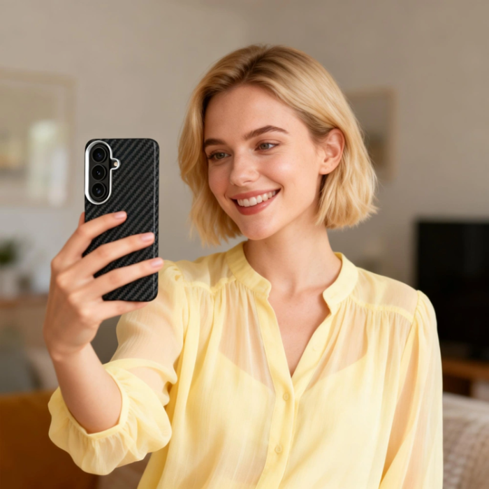 Tech-Protect - Tech-Protect Mobilskal För Galaxy S26 Magsafe Ion Carbon - Svart/Silver