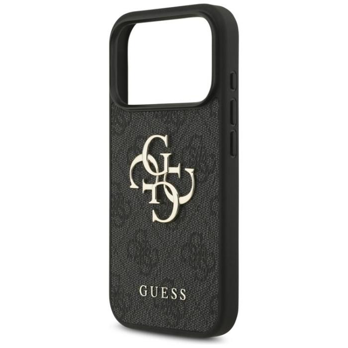 Guess - Guess iPhone 17 Pro Mobilskal 4G Strap 4G Classic Logo - Svart