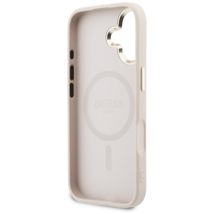 Guess - Guess Mobilskal För iPhone 17 MagSafe Perforated 4G - Rosa