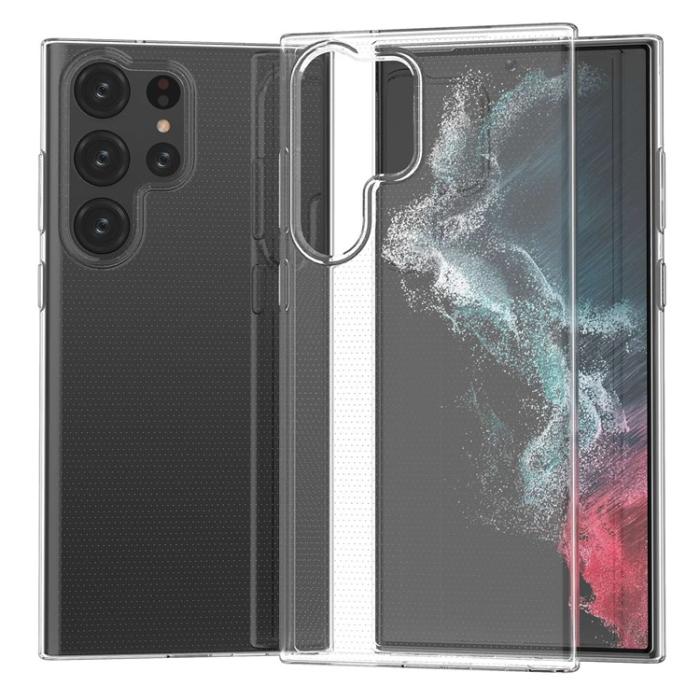 A-One Brand - Galaxy S23 Ultra Skal Ultra Slim Anti-scratch Soft TPU - Clear