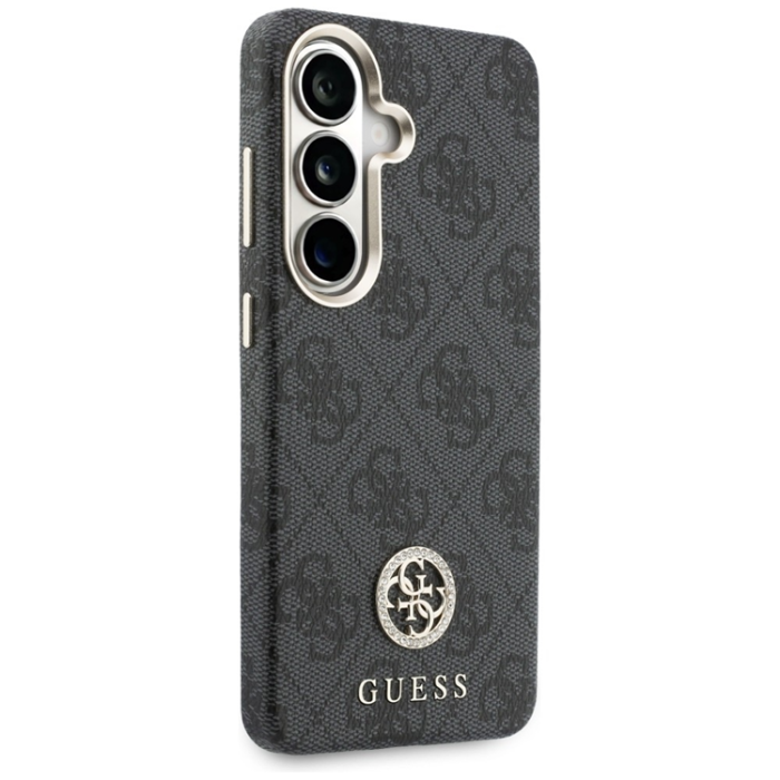 Guess - Guess Mobilskal För Galaxy S26 MagSafe 4G Rhinestone Round Logo
