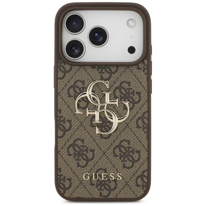 Guess - Guess iPhone 17 Pro Mobilskal 4G Big Logo - Brun