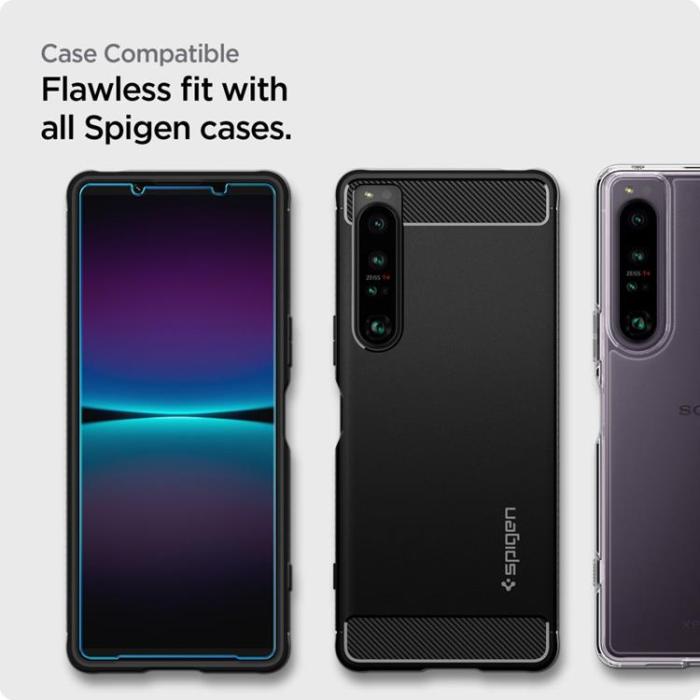 UTGATT1 - Spigen 2-Pack Sony Xperia 1 IV Härdat glas Alm Tr Slim