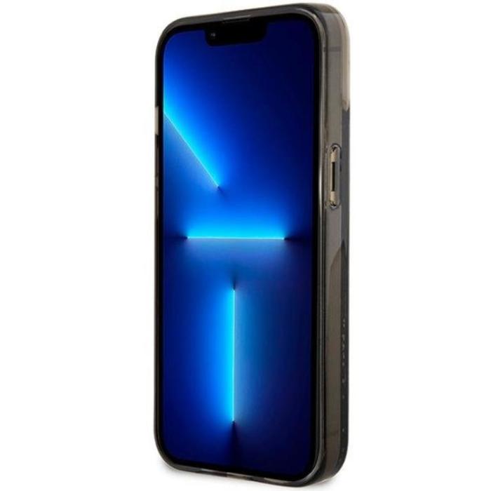 Guess - Guess iPhone 14 Mobilskal Liquid Glitter - Svart
